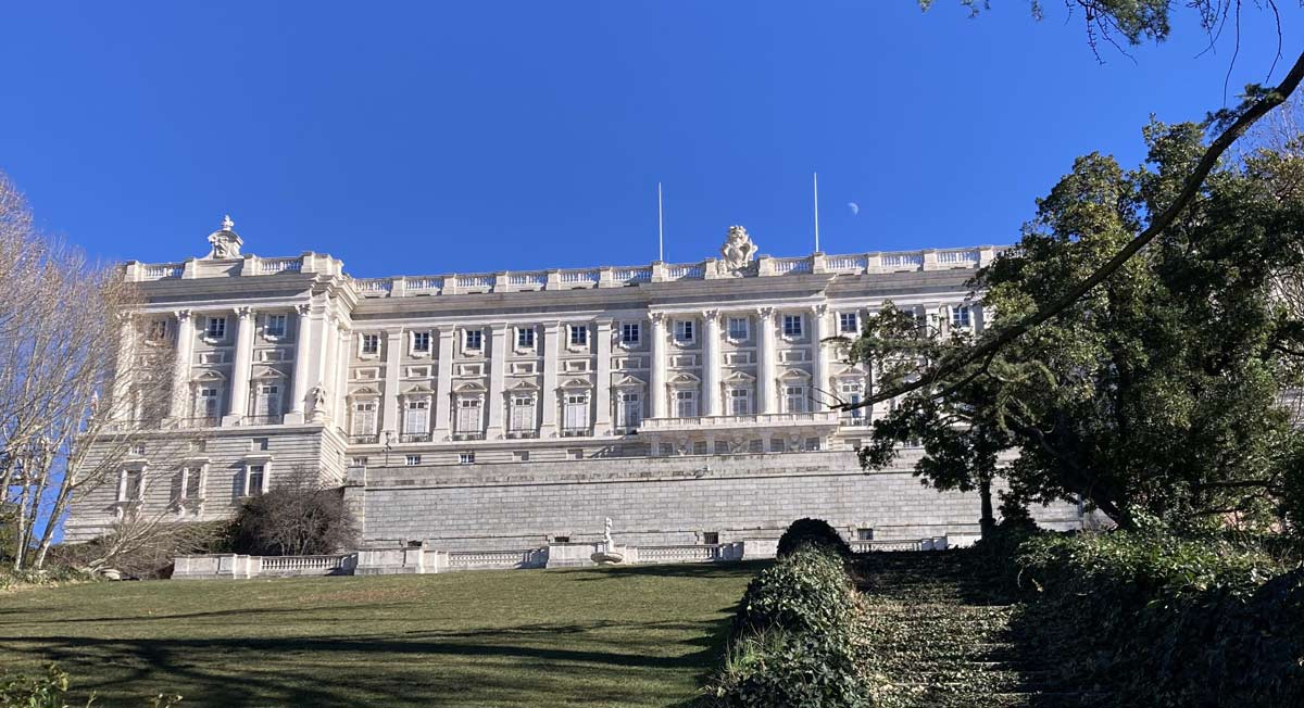 El Jardín histórico del Palacio Real de Madrid.